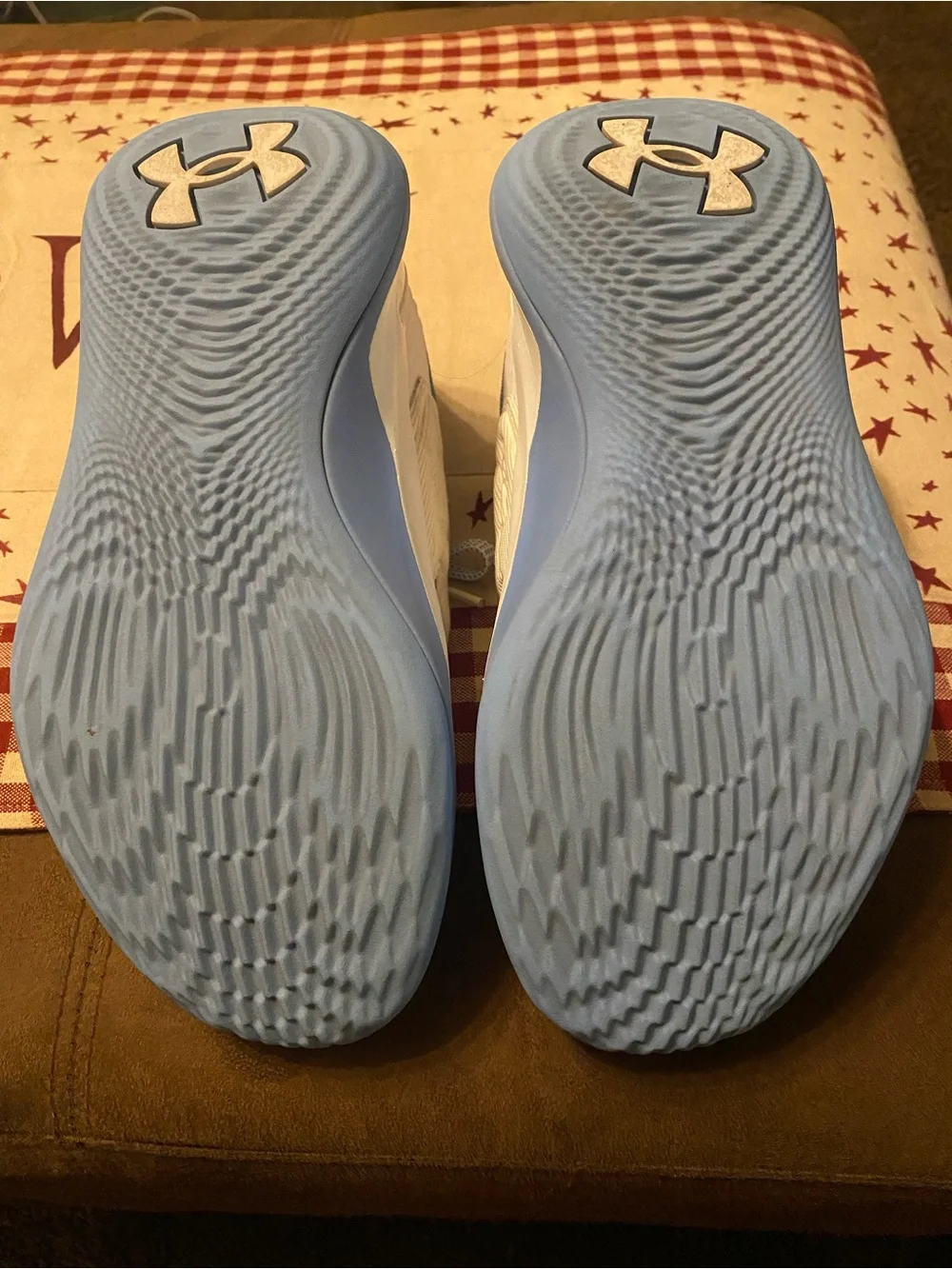 Under Armour Kids' D. Fox 2 Basketball Shoes - White & Light Blue